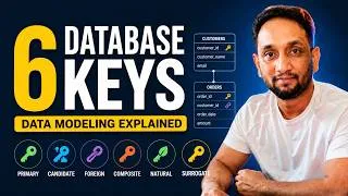 Thumbnail: 6 Database Keys Every Data Engineer Should Know | Data Modeling Explained