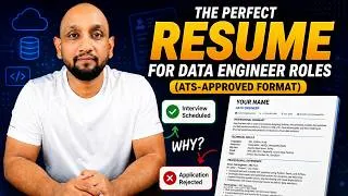 Thumbnail: The Perfect Resume for Data Engineer Roles (ATS-Approved Format)
