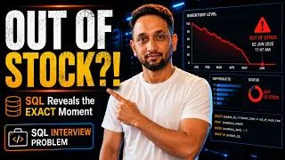 Thumbnail: SQL Interview Question | Can You Solve This Inventory Stockout Problem?