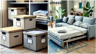 Thumbnail: 25 Must-Have Amazon Gadgets for Small Apartments & Minimalist Living! 🧘‍♂️✨