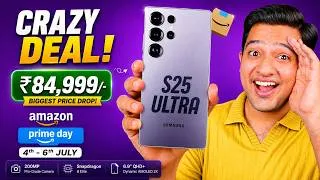 Thumbnail: Samsung S25 Ultra at Just ₹84,999/- Amazon Prime Day 2026 Insane Deal ! 🔥