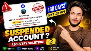 Thumbnail: Facebook Account Suspended 180 Days | Facebook 180 Days Suspended Problem | Facebook