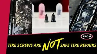Thumbnail: Tire Screws are NOT a Safe Repair