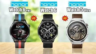 Thumbnail: Honor Watch 6 Plus Vs Honor Watch 6 Vs Honor Watch 5 Ultra Full Specs Compare