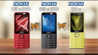 Thumbnail: Nokia 215 4G 2026 Vs Nokia 235 4G 2026 Vs Nokia 200 4G -- Full Specs Compare