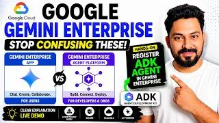 Thumbnail: Google Gemini Enterprise  Explained | Connect & Deploy ADK Agents