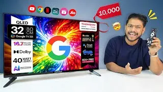 Thumbnail: Thomsan 32” HD LED Smart TV @ ₹10,000 😲 Best Smart TV Under 10k?