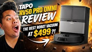 Thumbnail: Best Robot Vacuum Under $500? Tapo RV50 Pro Omni Review | Pet Hair, Mopping & More (2026)