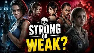 Thumbnail: 😱 Resident Evil's Strongest💪 & Weakest Female Characters | RE Ki Konsi Female Legend Thi (URDU/HINDI