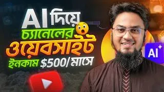 Thumbnail: CHANNEL এর ওয়েবসাইট AI দিয়ে বানিয়ে আয় করুন (No Coding Needed)