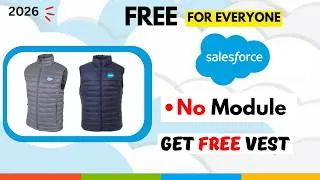 Thumbnail: New Salesforce Vest For Free || Free Swags for Everyone in 2026