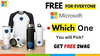 Thumbnail: What Will you Pick as Free Swag || | Get Microsoft Swag in 2026