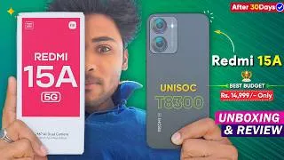 Thumbnail: Top Best 5g Phone Under 15000 | Redmi 15A 5g Unboxing & Review Powered by UNISOC