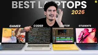Thumbnail: Best Laptops 2026 ⚡ Every Price Range Explained (₹30K to ₹1L)