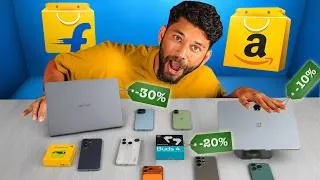 Thumbnail: Best Gadget & Smartphone Deals on Flipkart & Amazon!