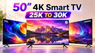 Thumbnail: 🤯 TOP 5 BEST 50 Inch 4K QLED Smart TV in 2026! (The ULTIMATE Home Cinema Experience!) 🎬🔥50" 4K TV