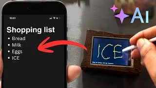 Thumbnail: I Built an AI Fridge Magnet That Updates My Shopping List