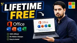 Thumbnail: How to Install Office 365 Free for Lifetime 2026