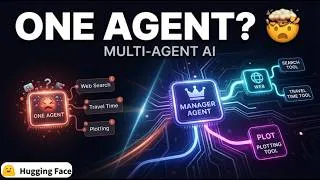 Thumbnail: #27 I Built AI Agents That Work Together 🤖 | Multi-Agent smolagents