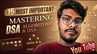 Thumbnail: Master These 15 DSA Patterns and Solve 90% of Coding Interview Questions #dsa #ai #codingroadmap 