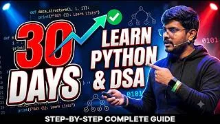 Thumbnail: How to Actually Master Python & DSA in 30 Days (simple and easy)
