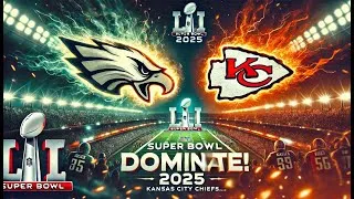 Thumbnail: Super Bowl 2025 - Eagles Dominance & Chiefs Struggles