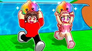 Thumbnail: ROBLOX RUN FOR SQUISHY DUMPLING!