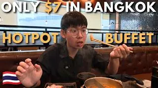 Thumbnail: Best $7 (224 THB) Hot Pot Buffet in Bangkok!?  | You & I Premium Suki Buffet 🇹🇭
