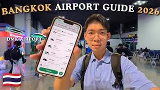Thumbnail: Don't Get Scammed at Bangkok Airport! (Full Don Mueang International Airport Guide 2026) 🇹🇭