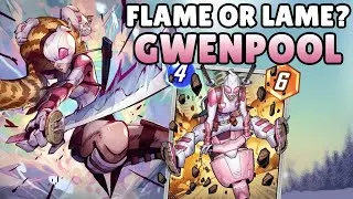 Thumbnail: GWENPOOL 💪💥 Full Breakdown and Predictions | Flame or LAME | Marvel Snap