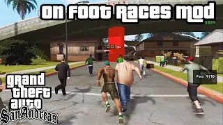 Thumbnail: GTA San Andreas On Foot Races Mod Showcase Gameplay