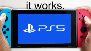 Thumbnail: Turning My Nintendo Switch into a PS5...