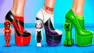 Thumbnail: Minecraft 2 in Real Life! How to get into Minecraft? Fake Superheroes vs Real Superheroes!