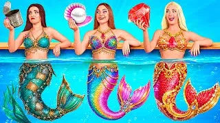 Thumbnail: Rich vs Broke vs Giga Rich Mermaid | Funny Challenges by TeenDO