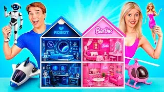 Thumbnail: We Build Amazing Doll House Barbie vs Robot Challenge | Crazy Challenge by TeenDO