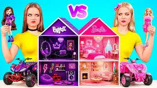 Thumbnail: We Build Amazing Doll House Barbie vs Bratz Challenge | Easy Decoration Tricks by TeenDO Challenge