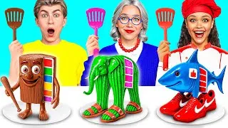 Thumbnail: Me vs Grandma Cooking Challenge | Brainrot Battle by TeenDO Challenge