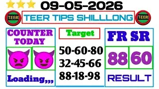 Thumbnail: 09-05-2026 Khasi teer target today|Shilllong teer common number|Shilllong teer target number|Archery