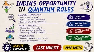 Thumbnail: India's Opportunity in Quantum Roles | Easy Explanation in Telugu | Quantum Computing