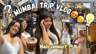 Thumbnail: We took a trip to *Mumbai* ☀️🍉⭐️ Got our hair coloured too 😭 || Tejasvi Rajput ||