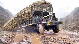 Thumbnail: Riding Crazy Loaded Truck on Worst Asian Mountain Roads