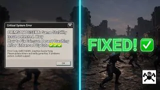 Thumbnail: How to Fix Crimson Desert Crashing After Enhanced Update ✅
