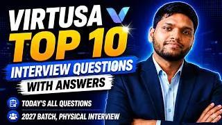 Thumbnail: Today😲 #Virtusa Interview Experience 2026 | Virtusa Online Assessment Test | Tekno UF |