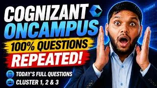 Thumbnail: Today's Slot Analysis🔥 | Cognizant Technical Assessment 2026 | ACE GenC  Preparation 2027