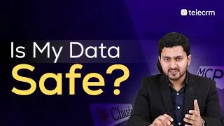 Thumbnail: Can AI Access Your CRM Data? telecrm MCP Explained!