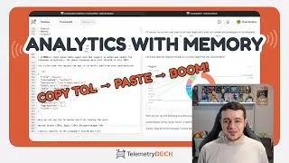 Thumbnail: Getting Started with TelemetryDeck Notebooks - Analytics in Context
