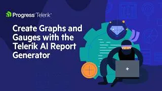 Thumbnail: Create Graphs and Gauges with the Telerik AI Report Generator