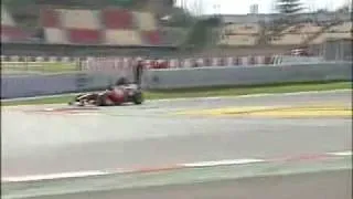 Thumbnail: F1 Testing 2010 fernando alonso ferrari f10 barcelona