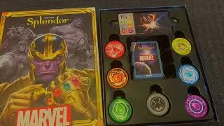 Thumbnail: How to Play Splendor Marvel board game Variation. Interesting game cards and gems. #splendorgame