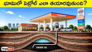 Thumbnail: From Crude Oil to Petrol Pump – Complete Process How Crude Oil Becomes Petrol, Diesel & LPG telugu b